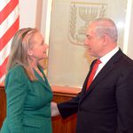 Secretary of State Clinton with Israeli Prime Minister Benjamin Netanyahu